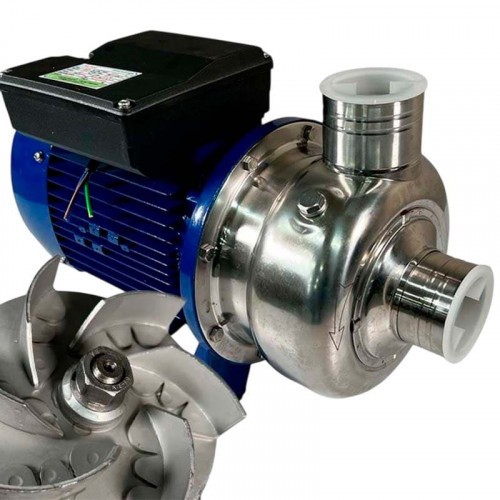 Pompa odśrodkowa BK50D, 0.37kW, AISI 304, 220V/50Hz, 2900 z otwartym wirnikiem