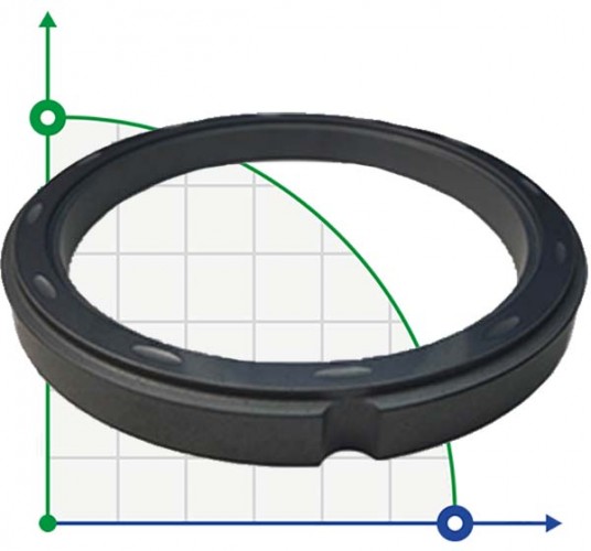 Pierścień stojana  Sulzer MSD 8*10*15 Sic-C-Si