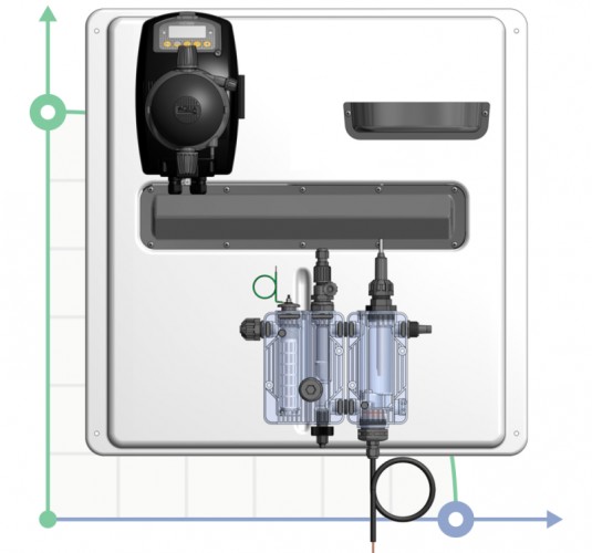 System dozowania z kontrolą chloru PANEL A-CHLORO HC997 CL-1C 05/08