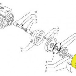 Głowica pompy CF 80/100, PP
