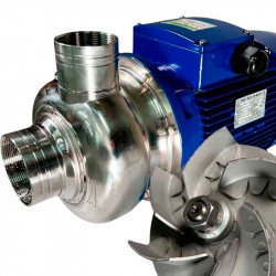 Pompa z otwartym wirnikiem BK50, 0,37kW, AISI 304, 380V/50Hz, 2900