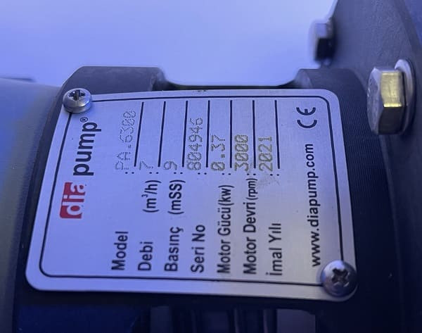 Pompa kwasoodporna DiaPump PA-6300 (0,37 kW)