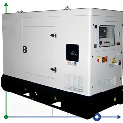 Przemysłowy generator diesla XHYV-100GF z ATS, silnik Volvo 125kVA, 100kW, 380V/50HZ typ zamknięty