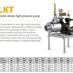 Veneroni LKT 100/850, 180 m3/h pompa wysokociśnieniowa od WOM