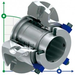 Uszczelka kasetowa Flowserve R-ISC2-PX 65, SIC/SIC, VITON, 316