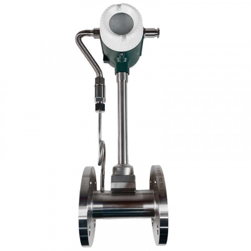 DN50 Przepływomierz wirowy ze stali nierdzewnej KLUGB DN50/PN16 RF Kołnierz DIN, do pary, 0,175-1,75 t/h, <1,6 MPa, <250°C, 4-20mA, ExdIIBT6