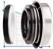 Uszczelnienie mechaniczne (dławica) silnika R-6B 12, M, SIC/SIC, NBR, 304