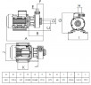 Plastikowa pomDiaPump PA do kwasów DiaPump PA2220 PP, 2,2 kW, 3000 obr/min, 220V