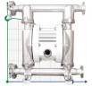 RUBY FDA 015S-W-ESS-T  pompa membranowa pneumatyczny