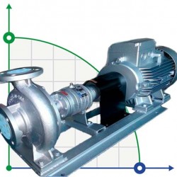 Agregat pompowy do oleju termicznego BTKF-K 80-250, 75 kW (3000)
