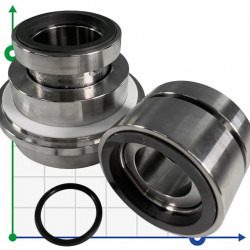 Uszczelka kasetowa do pompy Sulzer Ahlstar APP1 R-SE1F-AP 30, SIC/SIC, VITON, 316