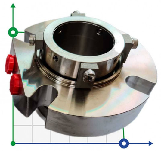 Uszczelnienie kompaktowe R-BED 85, SIC/SIC/CAR/SIC/VITON, M/316