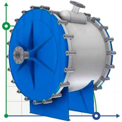Wymiennik spiralny 60m2, 12/14mm AISI 304