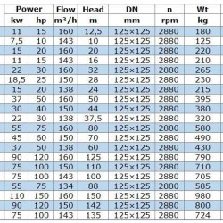 IRG BGL 125-315C (134/88), 55kW, 2880 odśrodkowa pompa pionowa