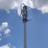 Turbina wiatrowa typu Q RX-QV30K o mocy 30 kW pionowa