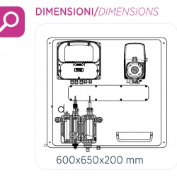 System dozowania z kontrolą chloru PANEL A-CHLORO AW96 230V