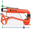 Veneroni ATS 35/540, 5m, 1620 m3/h pompa od WOM z obrotem hydraulicznym, 1620 m3/h i teleskopowa rura