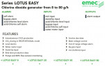 System dozowania i sterowania dwutlenkiem chloru EMEC LOTUS EASY 20 g/h, do dezynfekcji wody