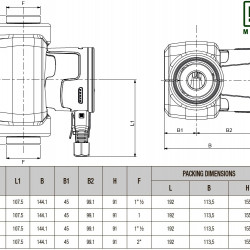 Pompa obiegowa DAB EVOSTA3 80/130 (½") M ze sterowaniem elektronicznym, 60186091