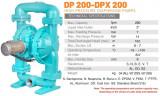 DP 200 DD/SN - wysokociśnieniowa pneumatyczna pompa membranowa DiaPump