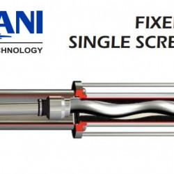 Pompa śrubowa do chemikaliów LIVERANI MXF200INCA TF 4 kW 115-470obr./min 380V AISI316 z przetwornicą częstotliwości sterowaniem zdalnym(15 m) na wózku