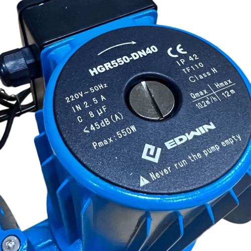 Pompa obiegowa komory suszarniczej HGR550-DN40, 220V z mokrym wirnikiem