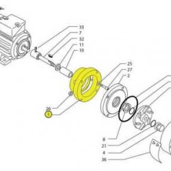 Głowice pomp kołnierz PP 80/100 MB