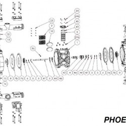 Dolny pierścień uszczelniający, PTFE, PHOENIX P400