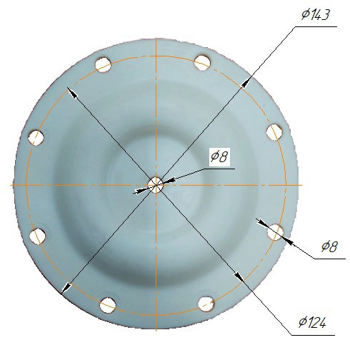 350-05-60 Membrana teflonowa, PTFE