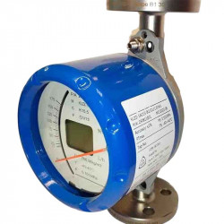 DN15 Przepływomierz rotametr do wody ze stali nierdzewnej KLZZ-DN15/PN16 (alcohol 96%), 17...170 l/h, 4-20mA, Ex