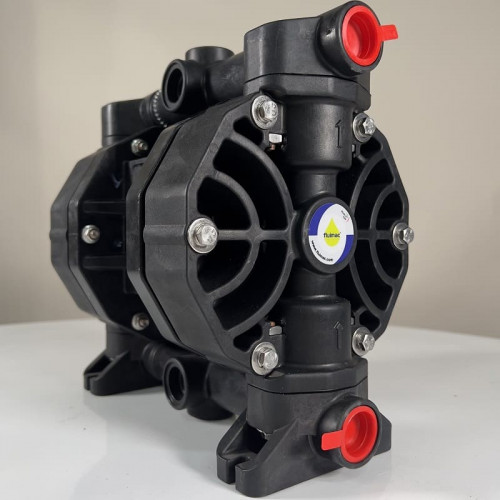 Pneumatyczna pompa membranowa do kwasu siarkowego PHOENIX P90 PVDF SANTOPRENE+PTFE, 100 l/min