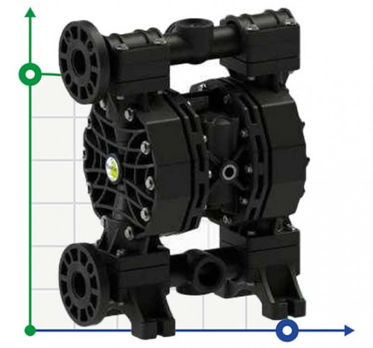 PHOENIX P400 PVDF ATEX pompa membranowa pneumatyczna