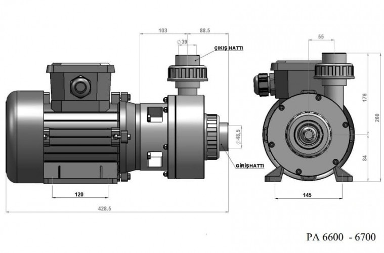 Pompa do chemii DiaPump PA-6600 (1,5 kW)