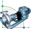 Agregat pompowy do oleju termicznego BTKF-K 32-160, 1,5 kW (1500)