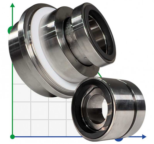 Uszczelka kasetowa do pompy Sulzer Ahlstar APP3 R-SE1F-AP 50, SIC/SIC, VITON, 316