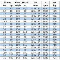 IRG BGL 125-350A (150/142), 90kW, 2880 odśrodkowa pompa pionowa