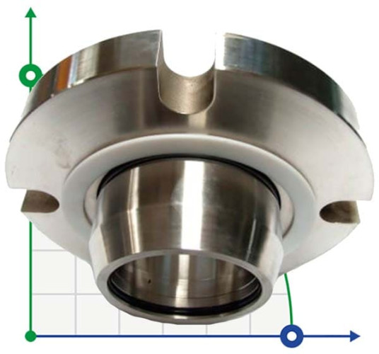 Uszczelnienie kasetowe R-ZF 35, SIC/SIC, VITON, 304