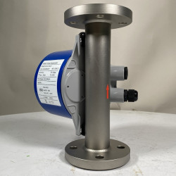 DN25 Przepływomierz rotametr do wody ze stali nierdzewnej KLZZ-DN25/PN16 (liquid alcohol mixture C2H5OH 96%), 250..2500 l/h, 4-20mA, Ex