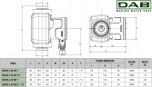 Pompa obiegowa DAB EVOSTA3 40/180 (1") M ze sterowaniem elektronicznym, 60186077