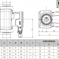 Pompa obiegowa DAB EVOSTA3 40/180 (1") M ze sterowaniem elektronicznym, 60186077