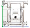 RUBY FDA 015S-W-TST-T  pompa membranowa pneumatyczny