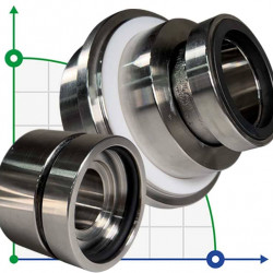Uszczelka kasetowa do pompy Sulzer Ahlstar APP4 R-SE1F-AP 60, SIC/SIC, VITON, 316