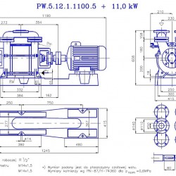 PW.5.12.1.1100 pompa próżniowa jednostopniowa