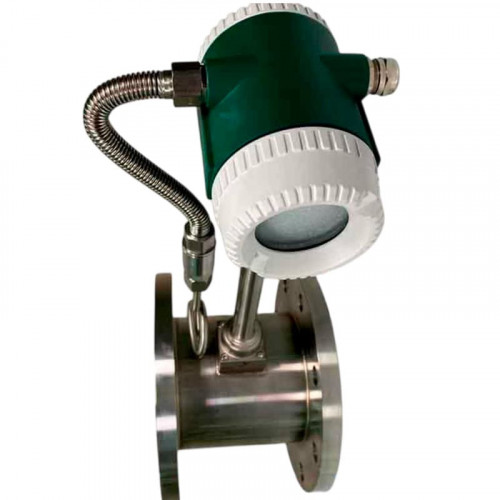 DN150 Przepływomierz wirowy ze stali nierdzewnej KLUGB PN16 RF kołnierz DIN, do pary 1.75-17.5 t/h <1,6 MPa, <250°C, 4-20mA, ExdIIBT6