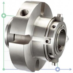 Podwójne uszczelnienie kasetowe R-CARTEX(DN) 28, SIC/SIC/SIC/CAR, VITON, 304