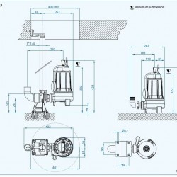 Pompa zatapialna Dreno COMPATTA EVO 3, T/G z wirnikiem wirowym