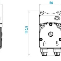 Pompa perystaltyczna F-T 0101 24Vdc SANTOPRENE