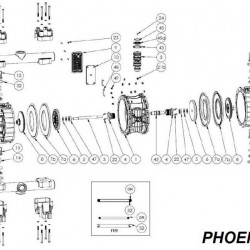 Pierścień zabezpieczający do wymiennika pneumatycznego, STEEL, PHOENIX P700