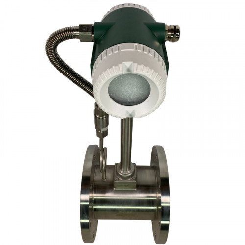 DN125 Przepływomierz wirowy ze stali nierdzewnej KLUGB PN16 RF kołnierz DIN, do pary 0.75-11 t/h <1,6 MPa, <250°C, 4-20mA, ExdIIBT6