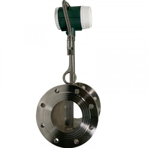 DN125 Przepływomierz wirowy ze stali nierdzewnej KLUGB PN16 RF kołnierz DIN, do pary 0.75-11 t/h <1,6 MPa, <250°C, 4-20mA, ExdIIBT6